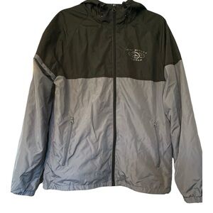 Walt Disney World Black and Gray Windbreaker